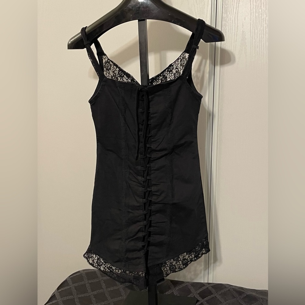 NWOT MISS BE by EMMANUELLE BLANC Black Dress!🥀 - Picture 4 of 16